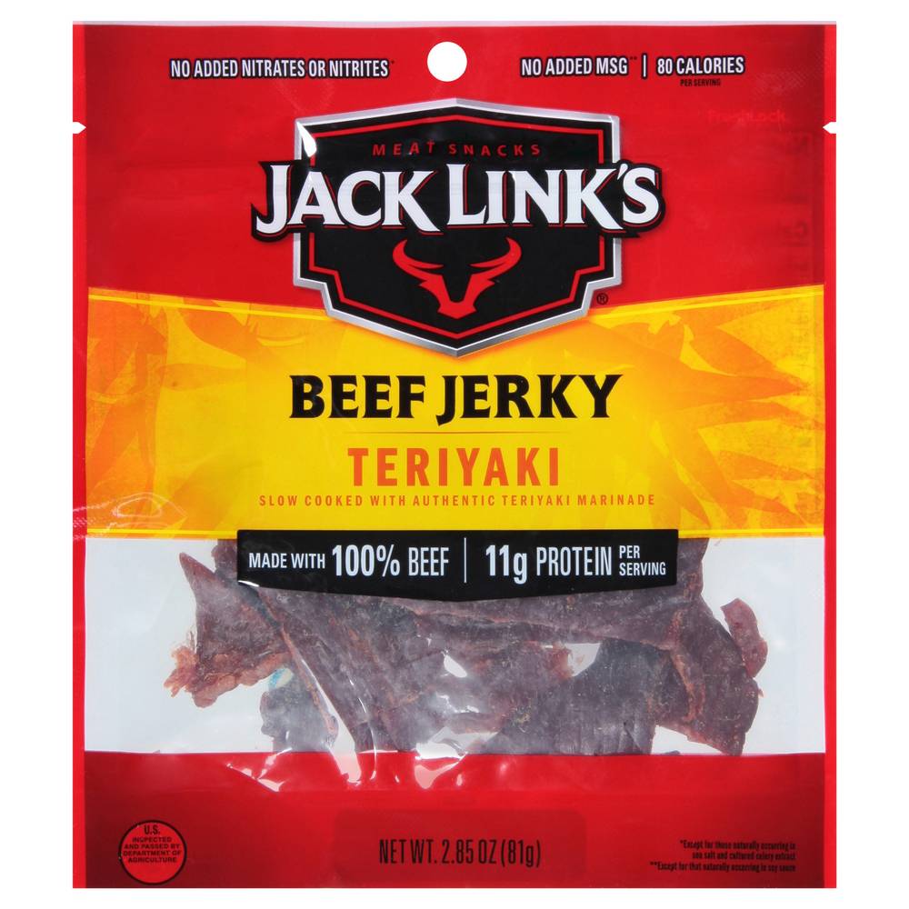 Jack Link's Premium Beef Jerky, Teriyaki (2.85 oz)