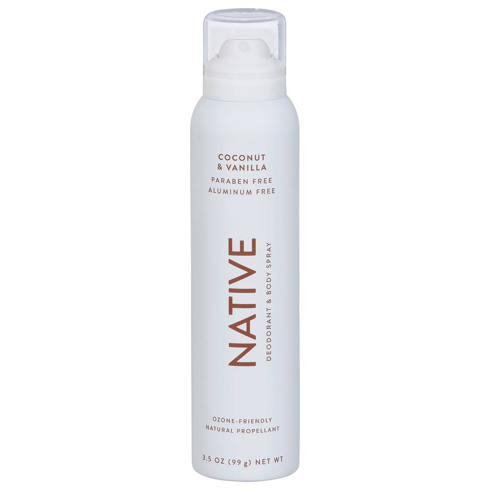 Native Coconut & Vanilla Deodorant & Body Spray (3.5 oz)