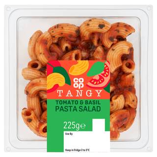 Co-op Tangy Tomato & Basil Pasta Salad 225g