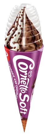 Cornetto Cookie & Chocolate, Soft Cone Ice Cream (140g)