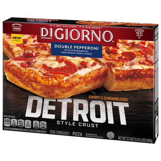 Digiorno Detroit Style Crust Double Pepperoni Pizza