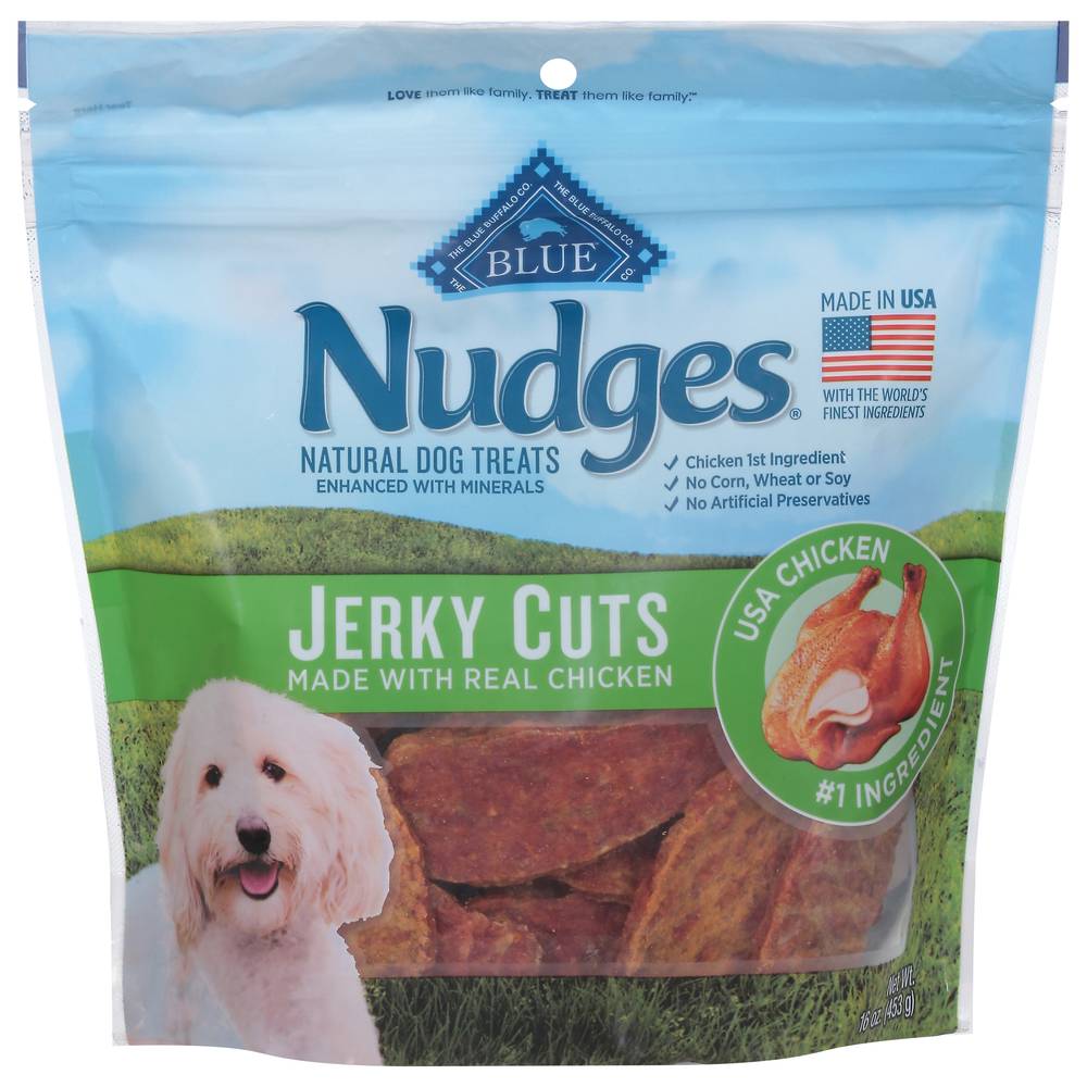 Blue Buffalo Nudges Natural Jerky Cuts Dog Treats