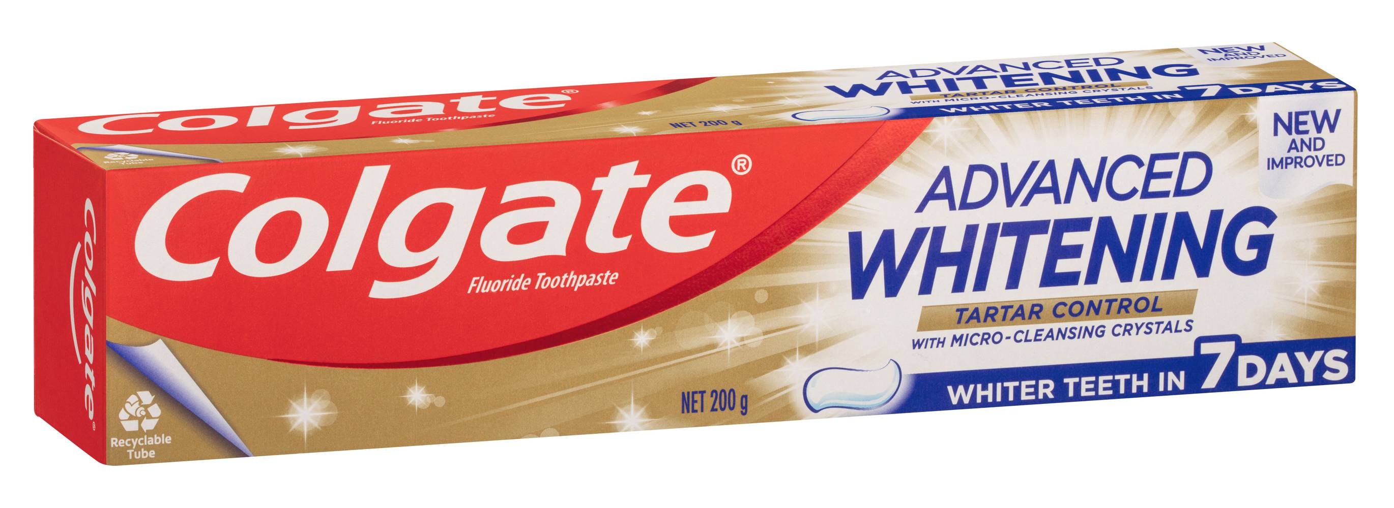 Colgate Advanced Whitening & Tartar Control Toothpaste (200g)