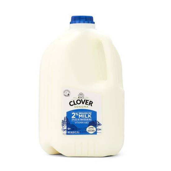 Clover Sonoma 2% Reduced Fat Milk (1 gal)