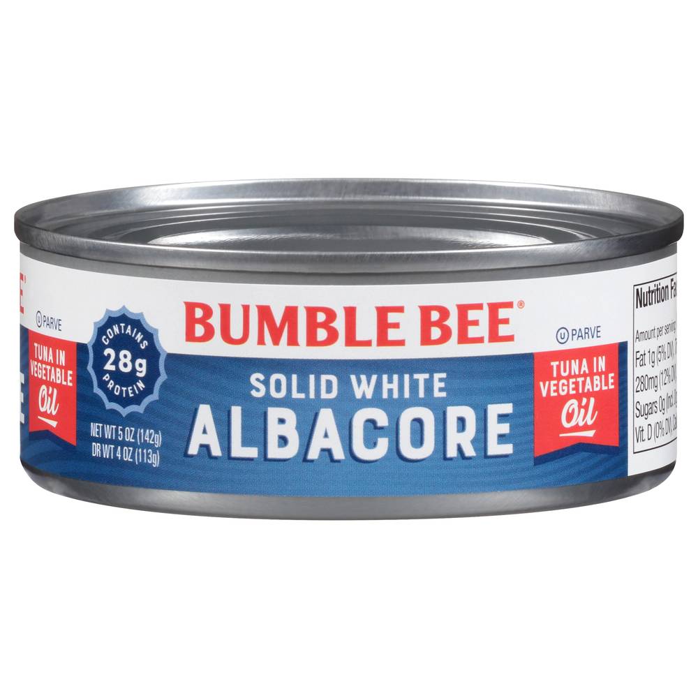 Bumble Bee Solid White Albacore Tuna in Vegetable Oil (5 oz)