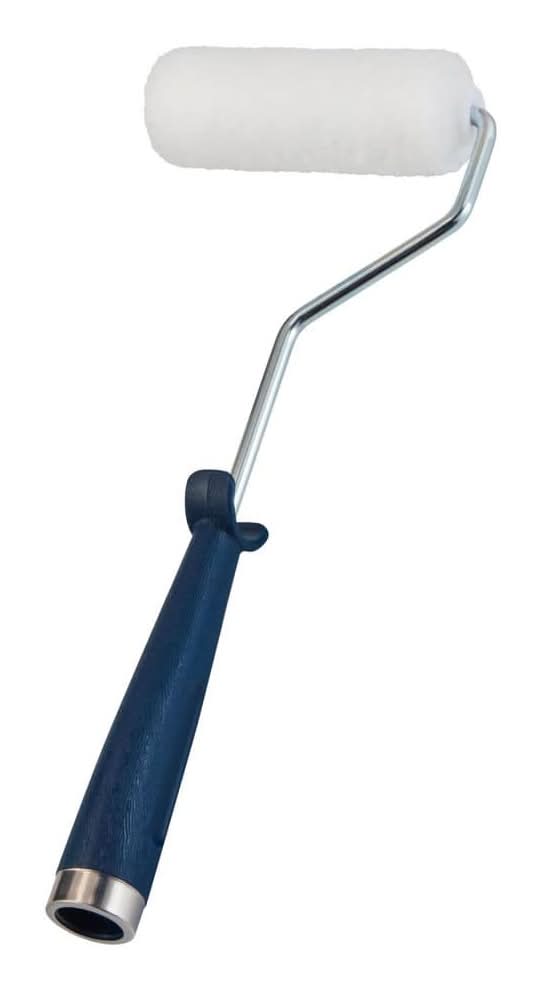 Premium 4 In. X 1/2 In. Shed Resistant White Woven Mini Paint Roller Cover With Frame