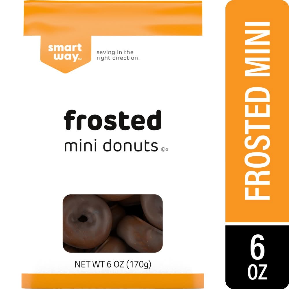 Smart Way™ Chocolate Iced Mini Cake Donuts