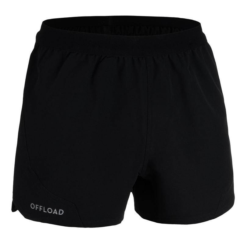 Offload Short Rugby R500 (Color: Negro. Talla: S)