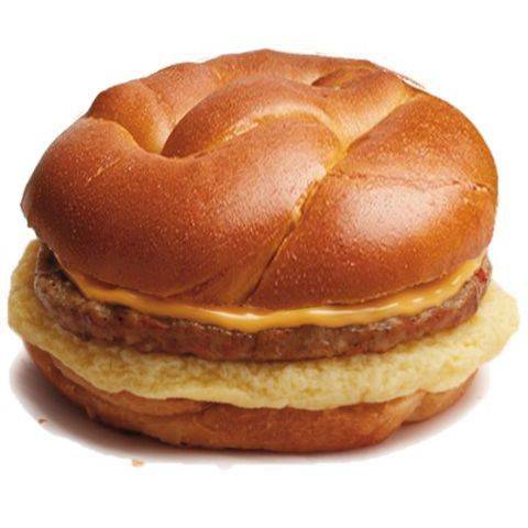 7-Eleven Mtc Sausage Egg & Cheese Pretzel Bun