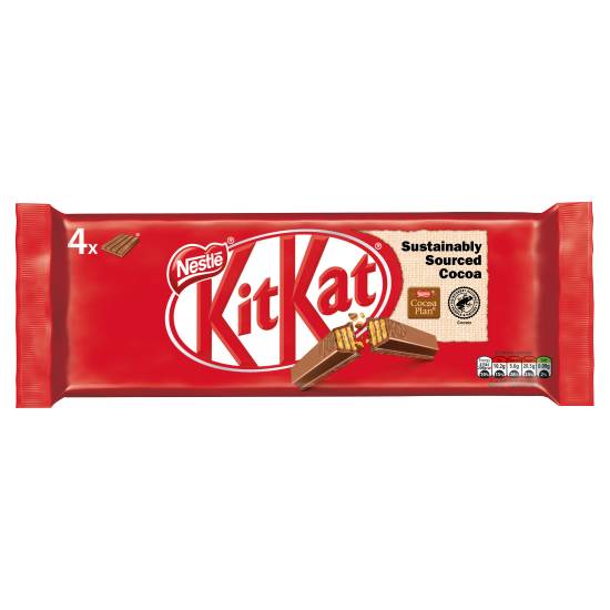 Kit Kat 4 Finger Milk Chocolate Bar Multipack 41.5g 4 pack