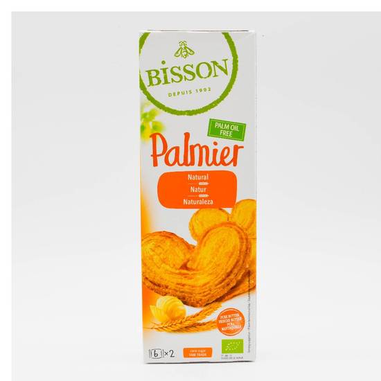 Palmiers pur beurre 100g  - BISSON - BIO