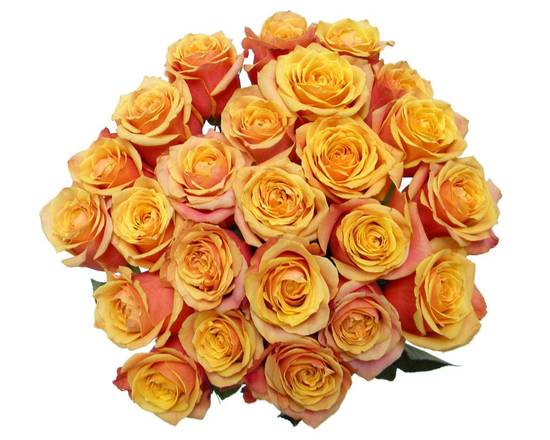 Yellow Orange Roses (12 ct)