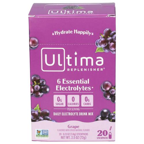 Ultima Replenisher Grape Electrolyte Drink Mix