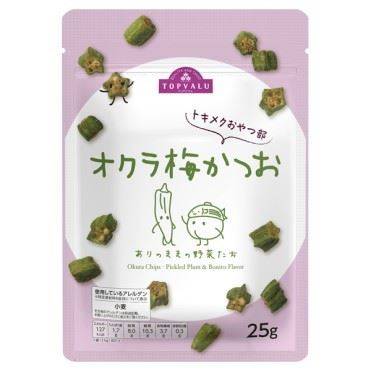 トップバリュ ありのままの野菜たち オクラ梅かつお 25g