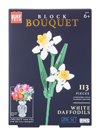 Block Tech™ Block Bouquet Set White Daffodils