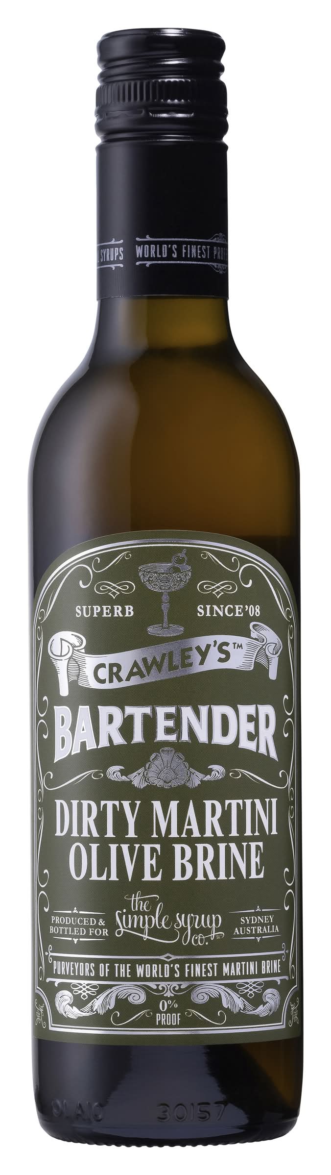Crawley's Dirty Martini Olive Brine (375mL)