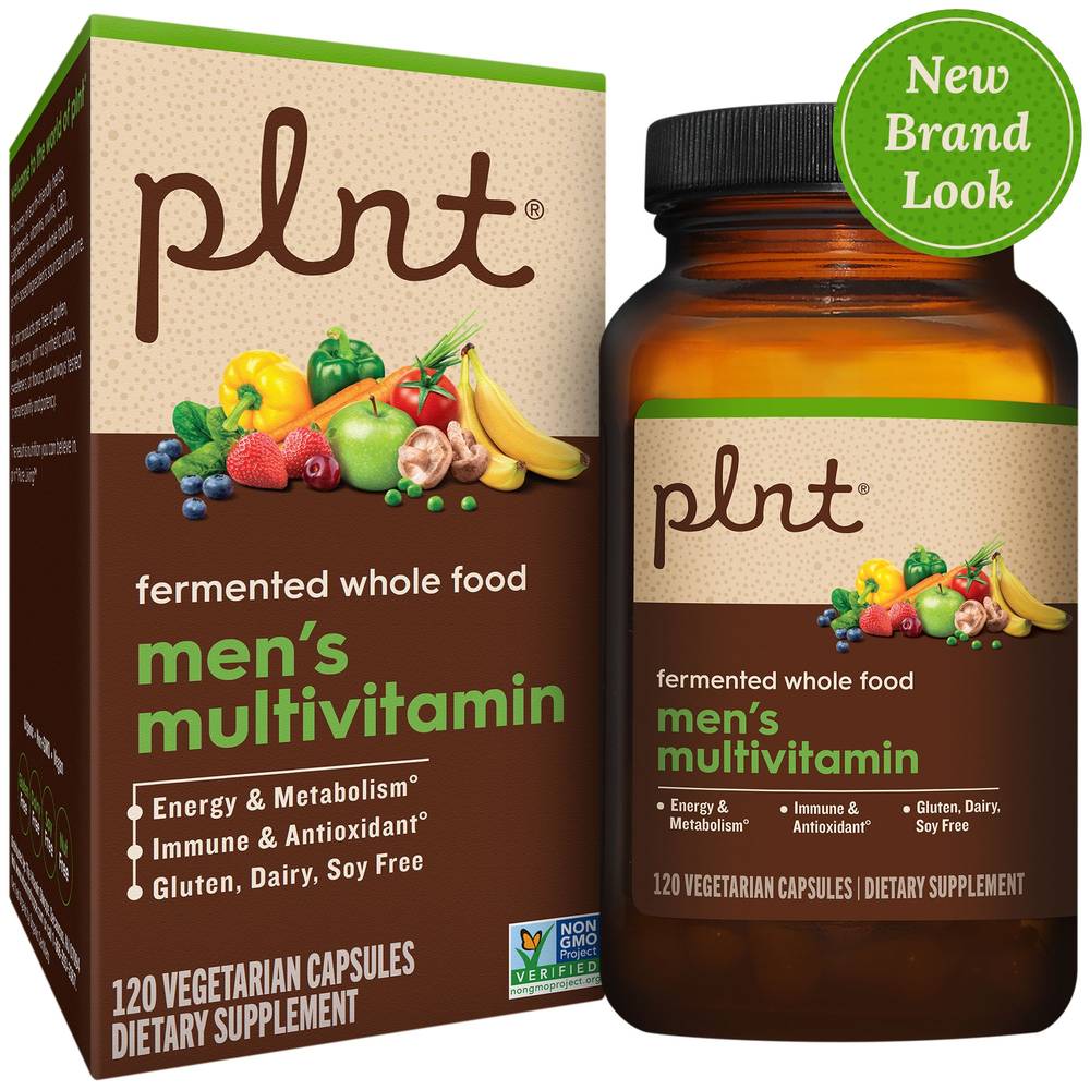 The Vitamin Shoppe Plnt Whole Food Mens Multivitamin Capsules