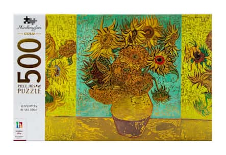 Mindbogglers™ Gold: Fine Art Puzzle 500-Piece Flowers