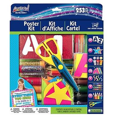 ArtSkills Poster Making Kit, 10 x 12 x 1.9, 253/Pack (PA-1276)