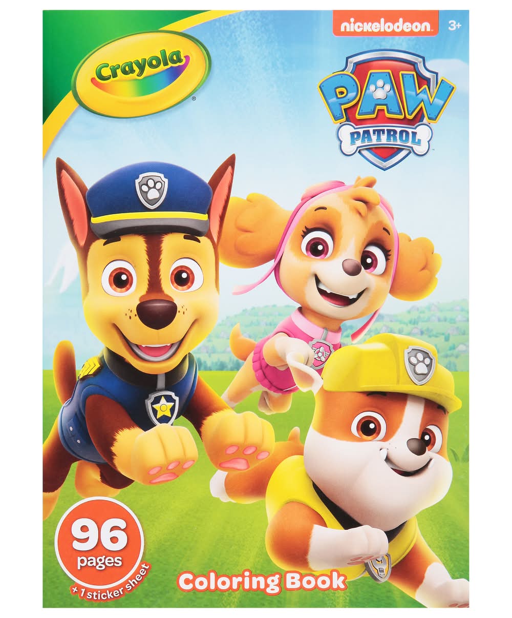 Crayola Paw Patrol 96-page Coloring Book