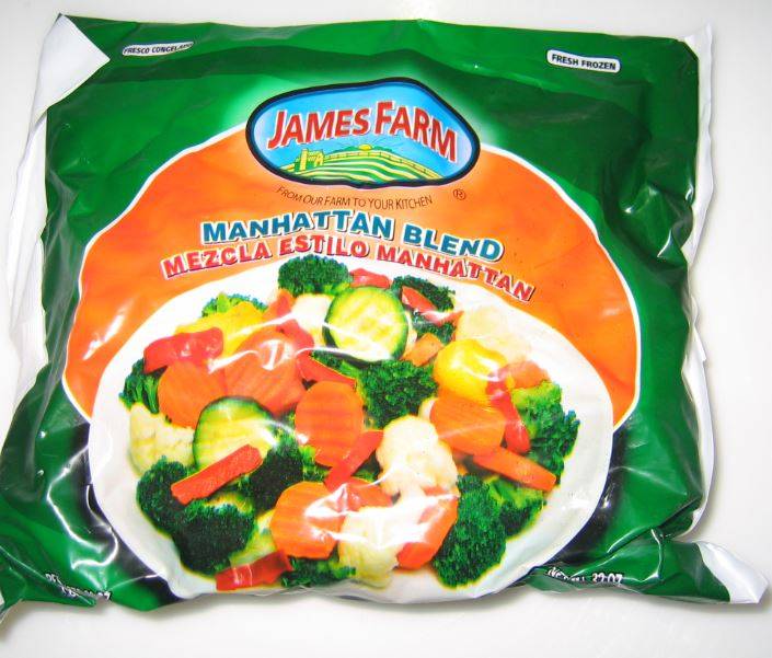 Frozen James Farm - Manhattan Blended Vegetables - 2 lbs