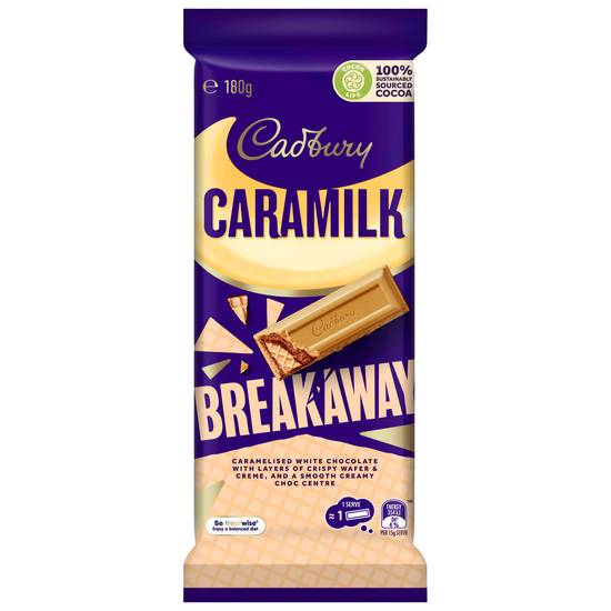 Cadbury Caramilk Breakaway Chocolate Block 180 Gram
