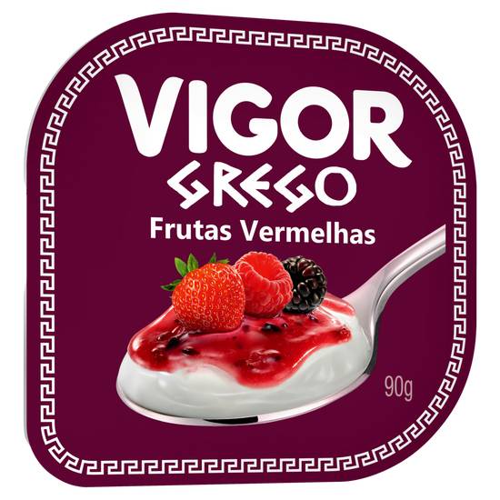 Vigor iogurte grego calda de frutas vermelhas (90 g)