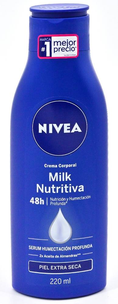 Nivea CREMA CORP MILK NUT P/XSECA *220ML