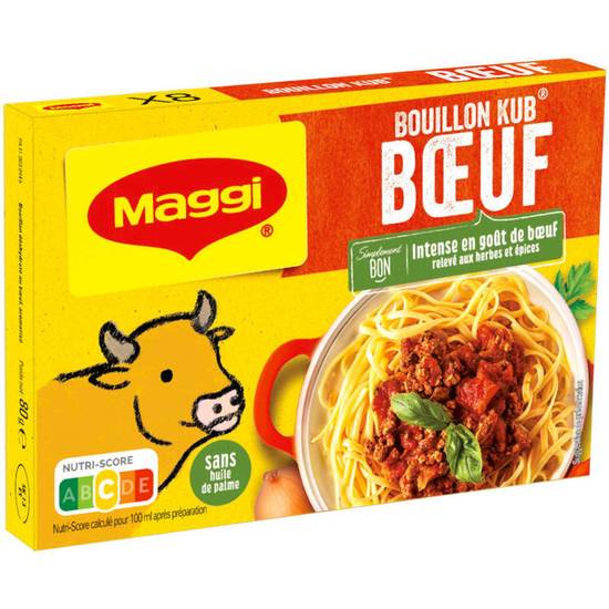 MAGGI - Bouillon goût bœuf - Sans conservateur - 80g