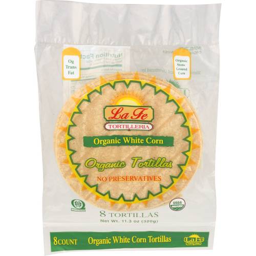 La Fe Tortillas Organic Corn Tortillas