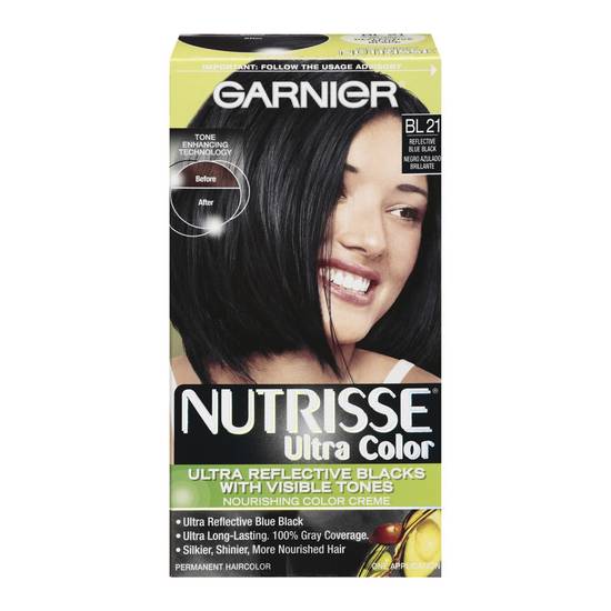 Nutrisse Garnier Blue Black Permanent Haircolor Bl21