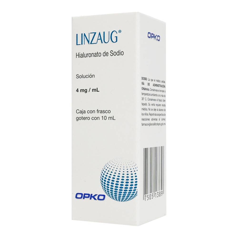 Opko · Linzaug solución 4 mg (10 g)