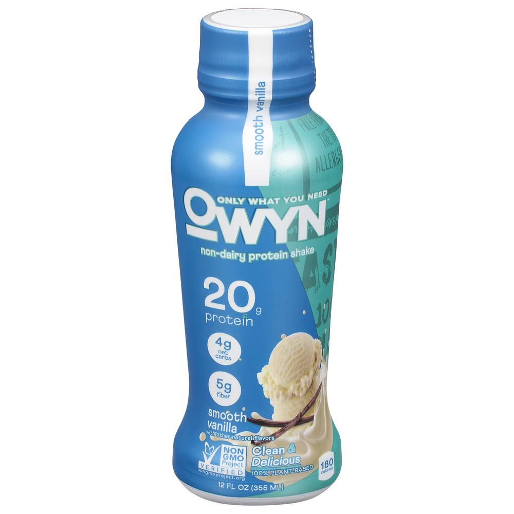 Owyn Plant-Based Smooth Vanilla Protein Drink (12 fl oz)