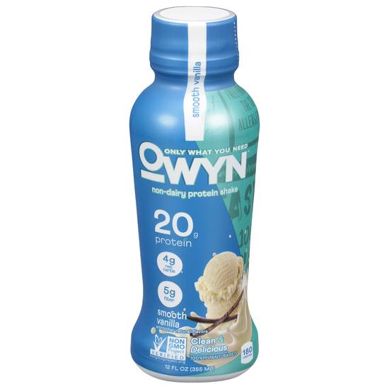 Owyn Plant-Based Smooth Vanilla Protein Drink (12 fl oz)