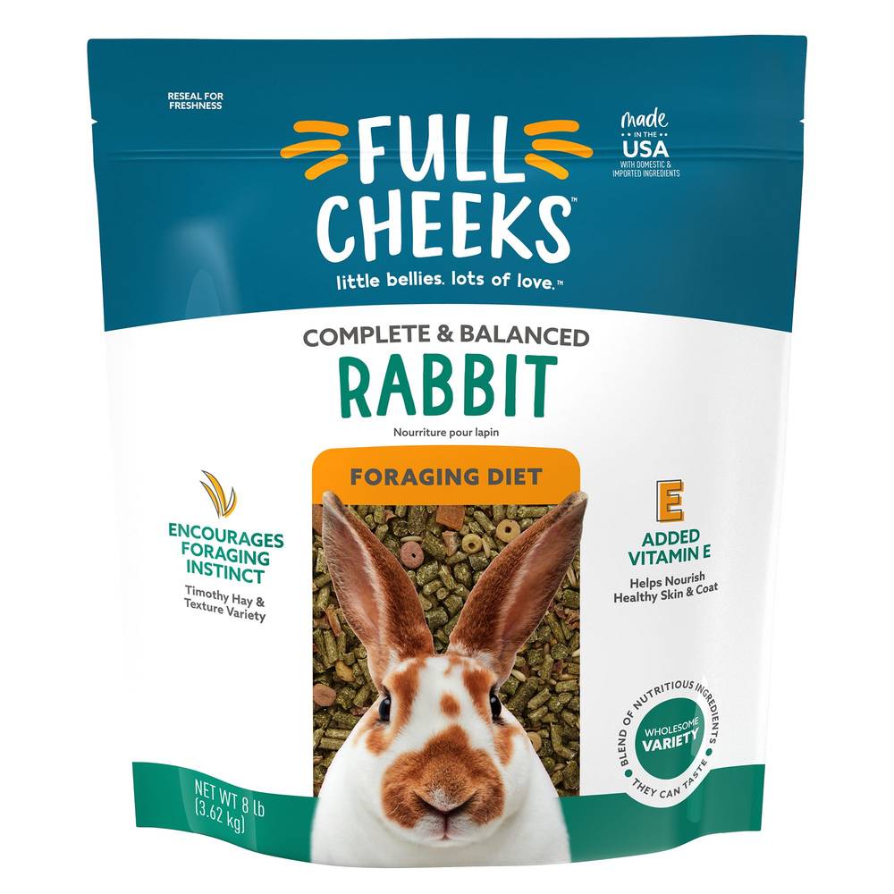 Full Cheeks Rabbit Foraging Diet (8 lbs)