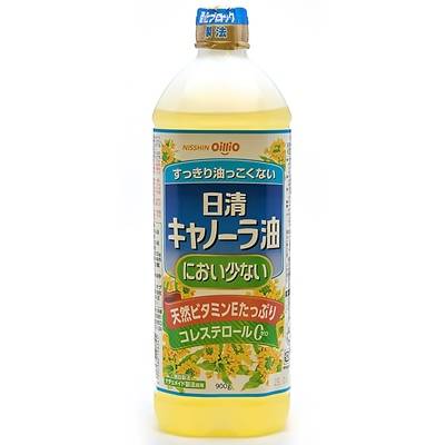 日清オイリオ　におい少ないキャノーラ油　９００ｇ