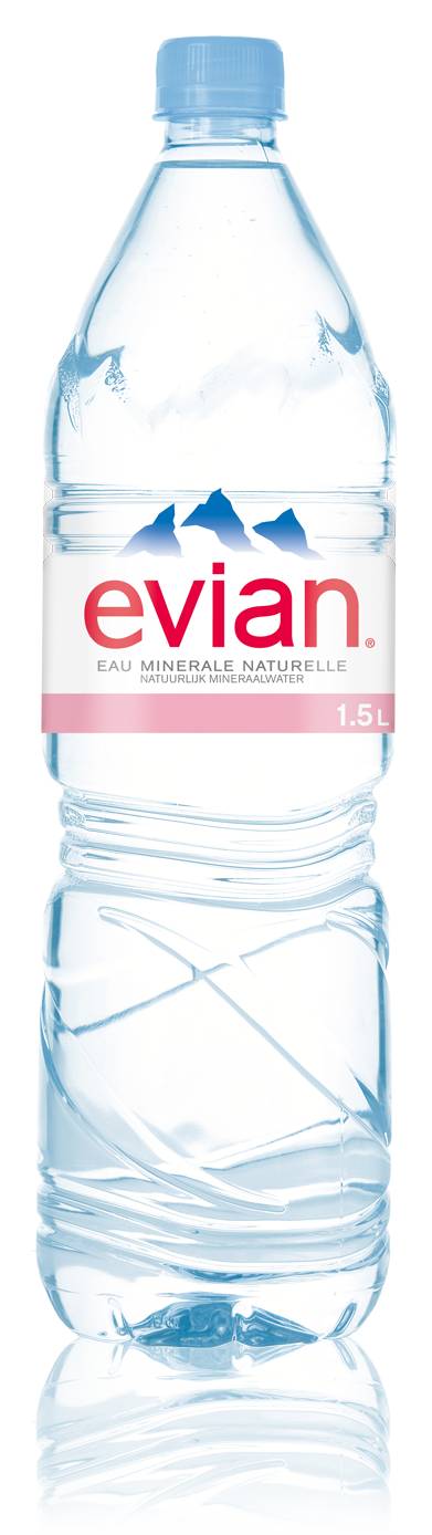 Evian - Eau minérale naturelle. (1,5L)
