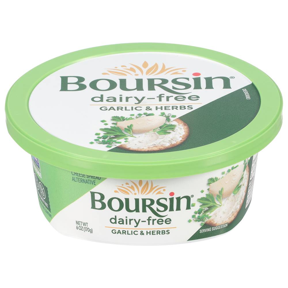 Boursin Dairy Free Garlic & Herbs Cheese Spread (6 oz)