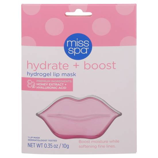 Miss Spa Hydrate + Boost Hydrogel Lip Mask