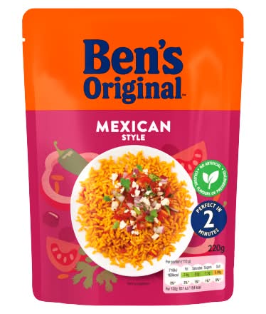 Ben's Original Mexican Style Microwave Rice (220g)