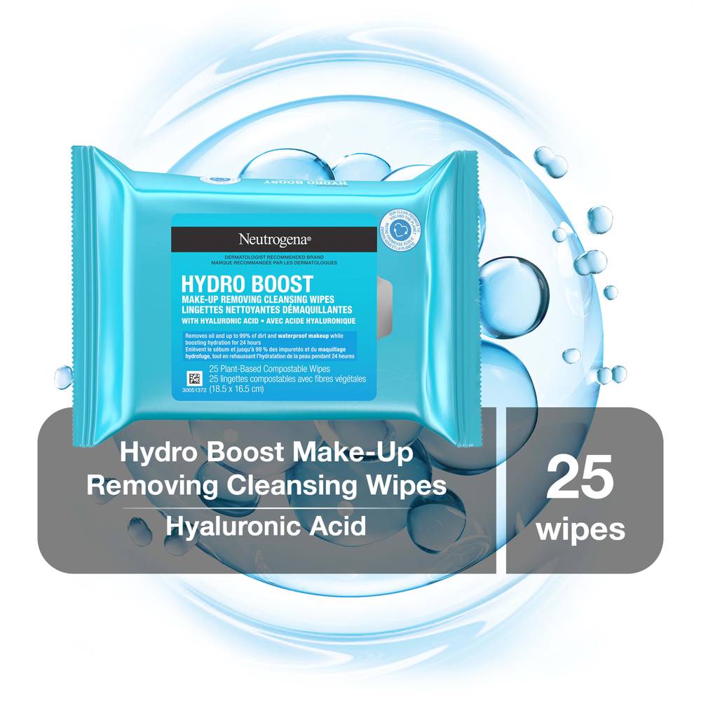 Neutrogena Hydro Boost Make-Up Removing Cleansing Wipes (130 g)