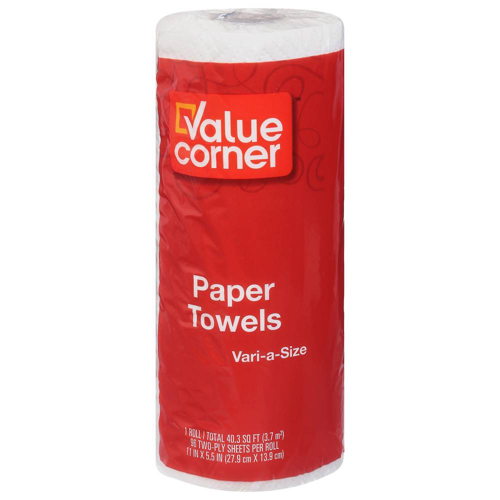 Value Corner Vari-A-Size Paper Towels