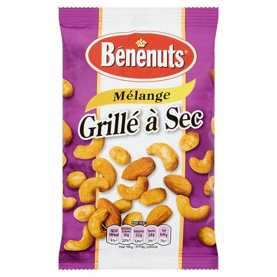 Mélange cacahuètes grillé à sec BENENUTS 100g