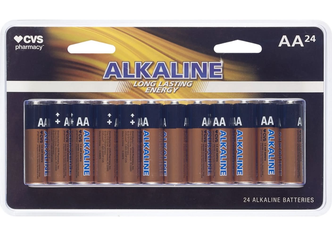 CVS Pharmacy Alkaline Long Lasting Energy Aa Batteries (24 ct)