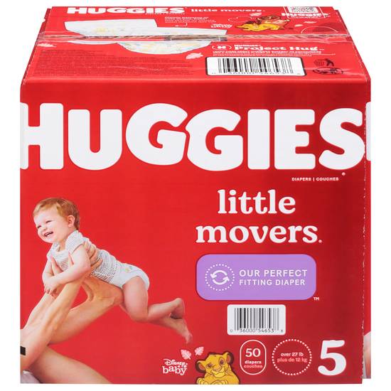 Huggies Little Movers 5 Disney Baby Diapers (50 ct)