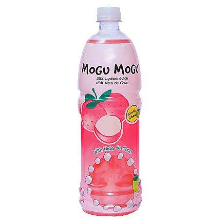 Mogu Mogu Lychee Juice With Nata De Coco 25% (100 ml)