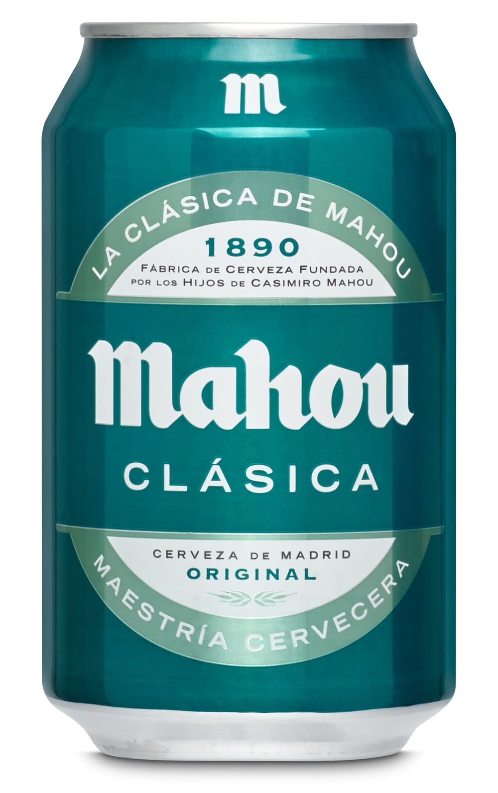 Cerveza Clásica Mahou Lata 33 Cl