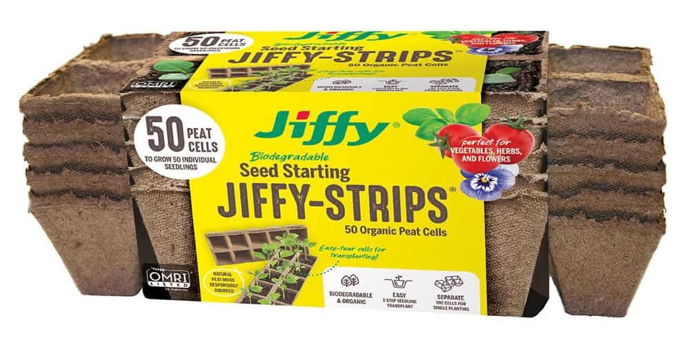Jiffy Peat Strips Seed Starter Kit
