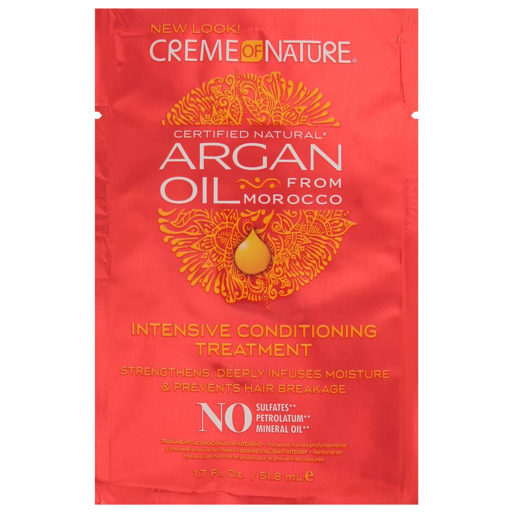 New Creme Of Nature Argan Oil From Morocco Intensive Conditioning Treatment