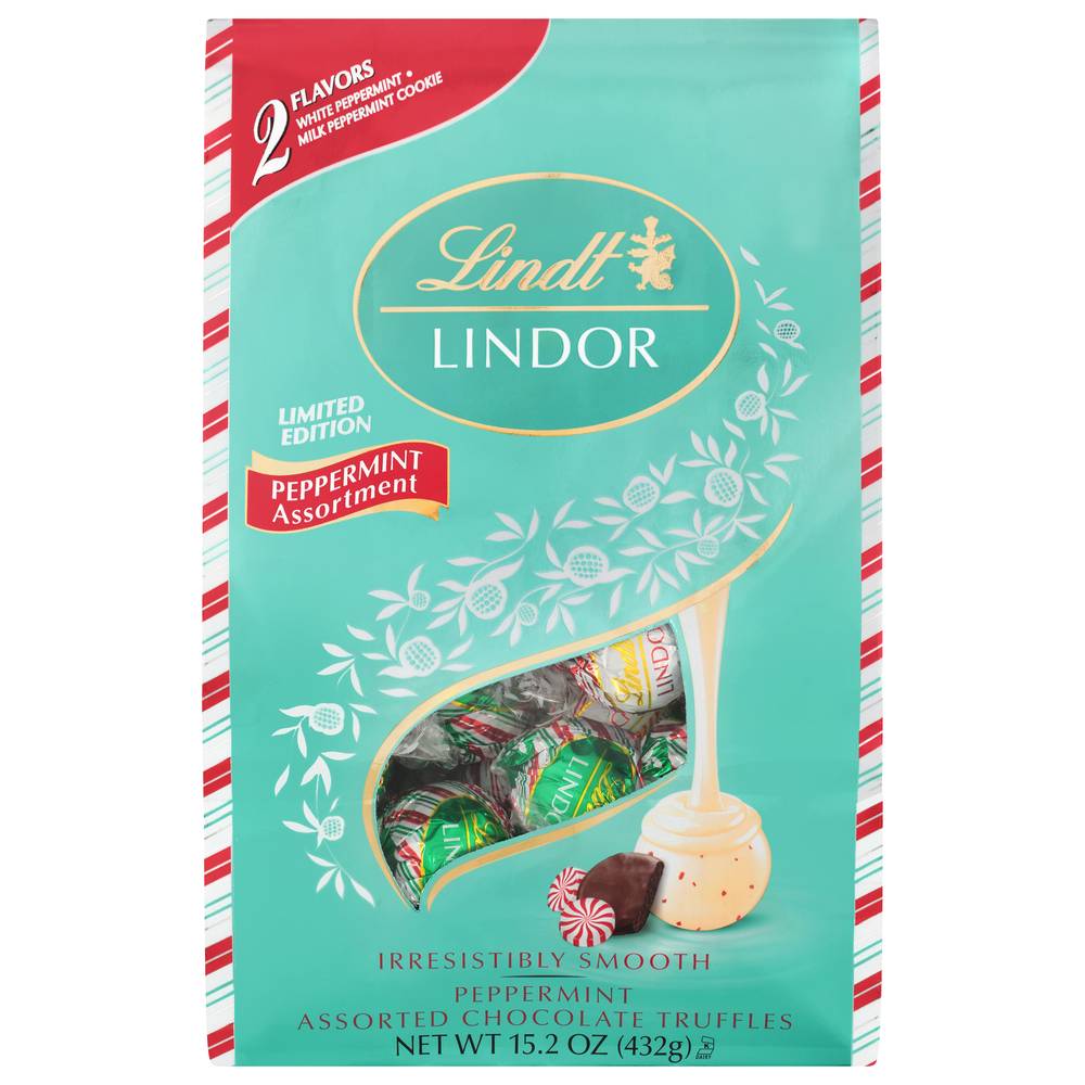 Lindt Lindor Peppermint Assortment Chocolate Truffles (7.6 lbs)